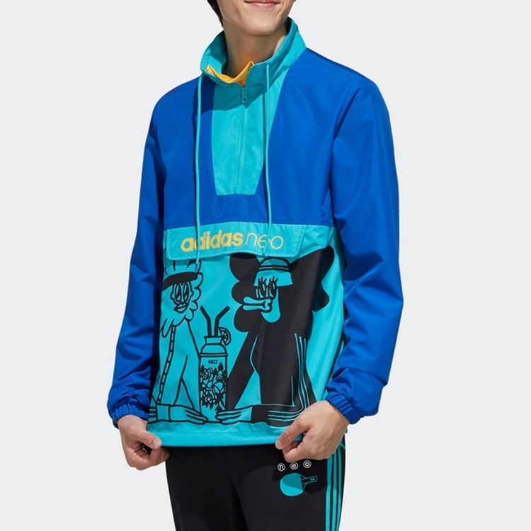 Куртка adidas neo (синяя) — фото 6