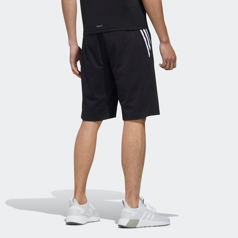 Мужские шорты adidas neo (черные) — фото 4