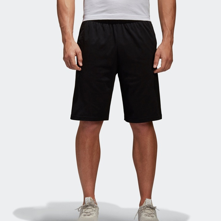 Мужские шорты adidas Ess Lin Shor SJ (черные) — фото 6