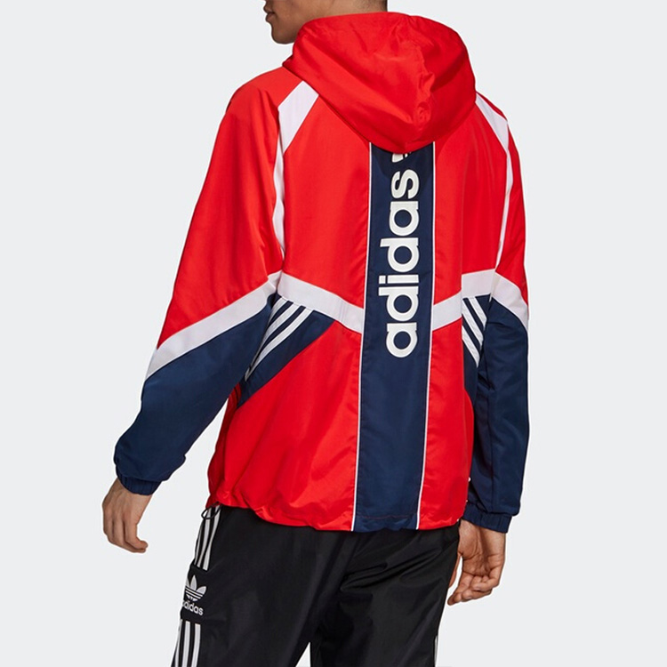 Мужская куртка adidas originals (красная) — фото 4