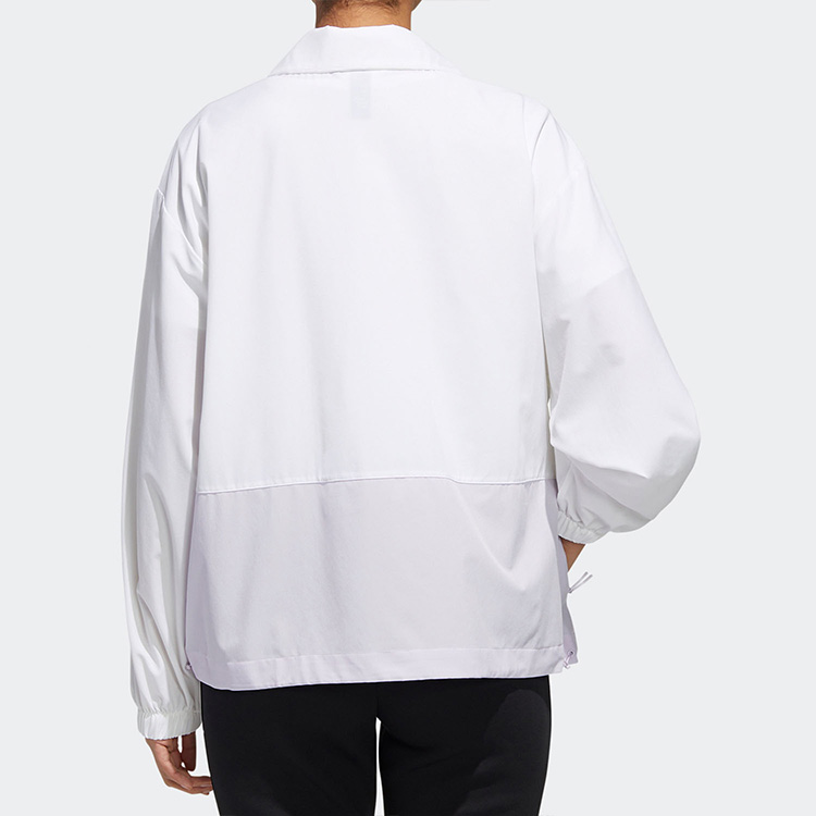 Женская куртка adidas Track Top (белая) — фото 4