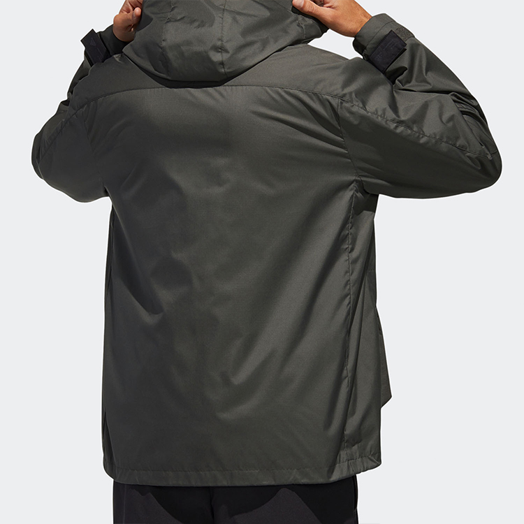 Мужская куртка adidas TH WB JKT (коричневая) — фото 4