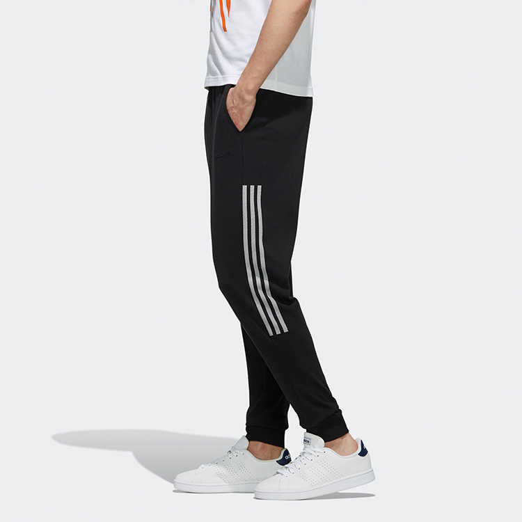 Мужские штаны adidas Neo Joggers (черные) — фото 4