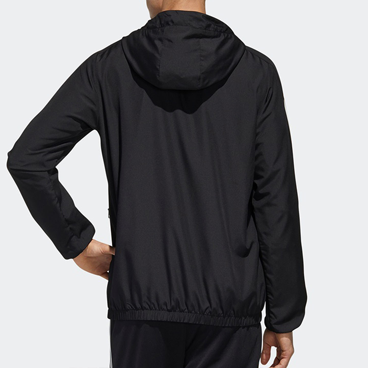 Мужская куртка adidas MH WB 3S (черная) — фото 4