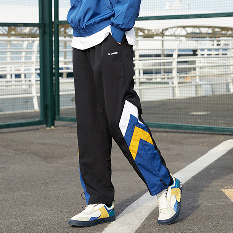 Li Ning Sports Pants Men’s Crape Myrtle Blue Moderate