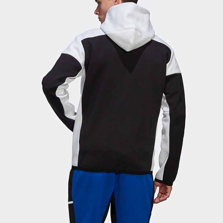 Мужская куртка adidas FZ (черная) — фото 4