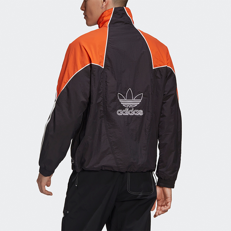 Мужская куртка adidas originals Big Trefoil Abstract (черный) — фото 5
