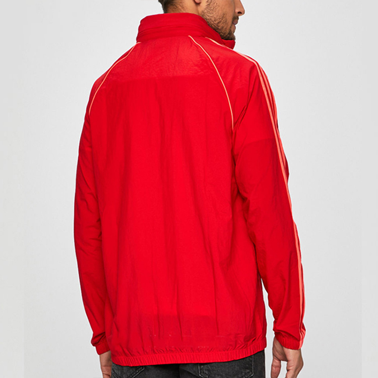 Мужская куртка adidas originals SST (светло-алая) — фото 4