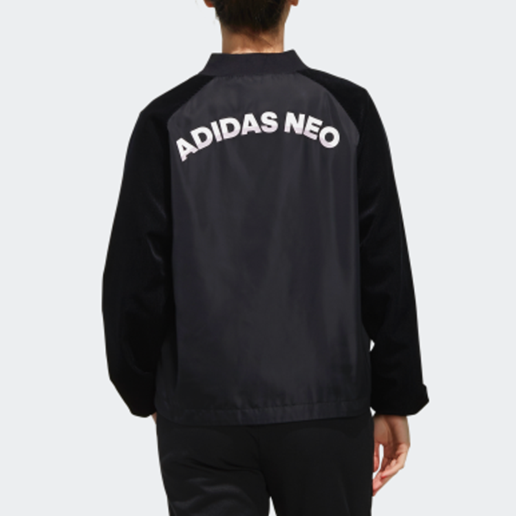 Женская куртка adidas neo W CS SV JKT V (черная) — фото 5