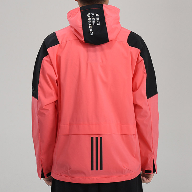 Мужская куртка adidas M TECH 2L JKT (розовая) — фото 3