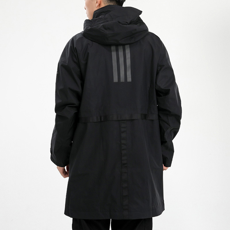 Мужская куртка adidas Urban Parka R.R (черная) — фото 4