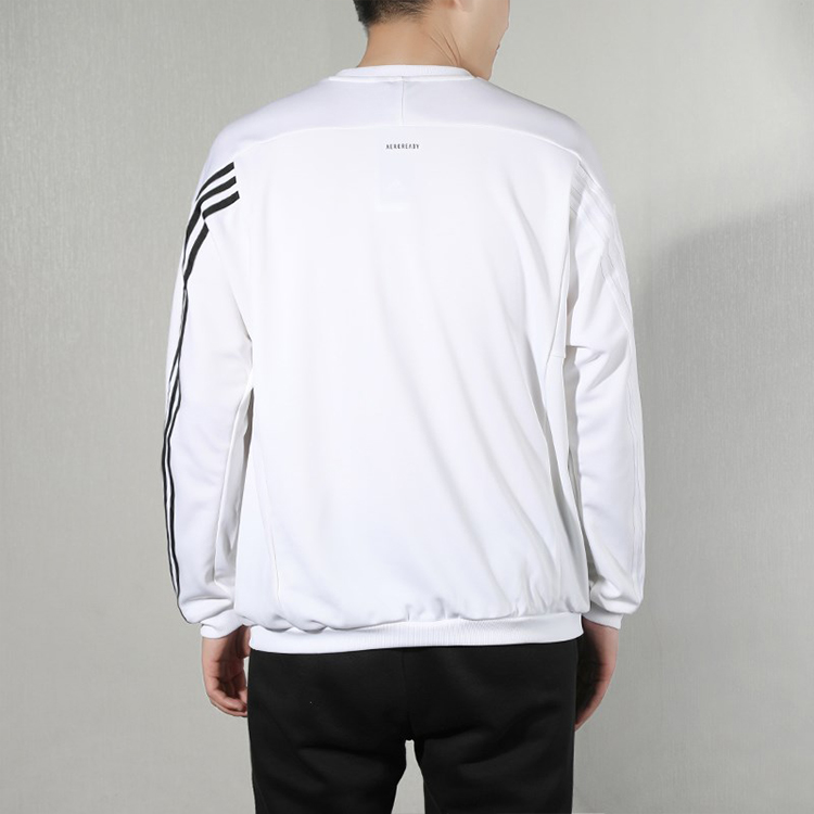 Мужское худи adidas (белое) — фото 4