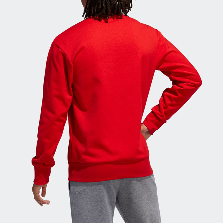 Мужское худи adidas (красное) — фото 3