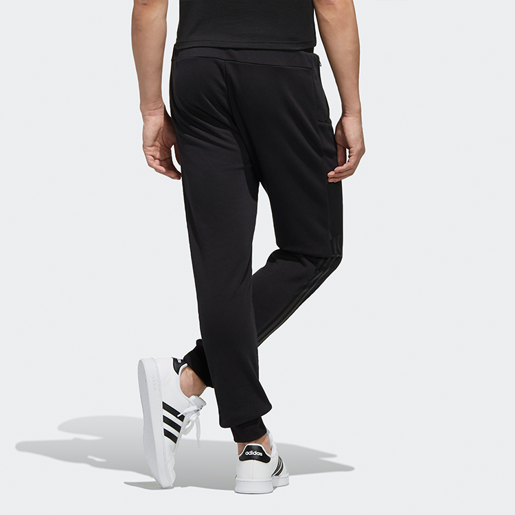 Мужские штаны adidas neo (черные) — фото 4