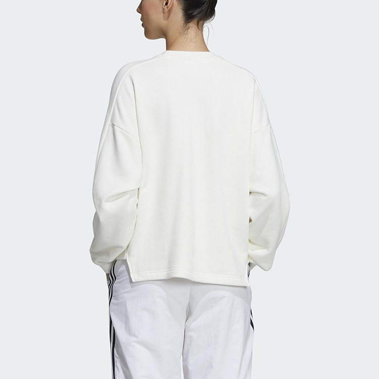 Женское худи adidas Originals Crewneck (белое) — фото 4