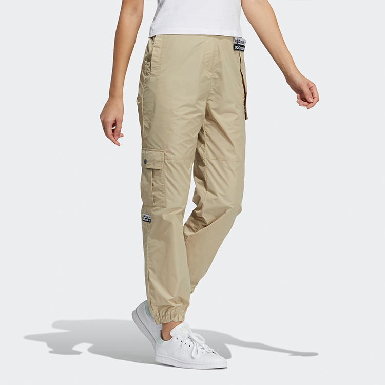 Женские штаны adidas originals Cargo Pants (коричневые) — фото 4