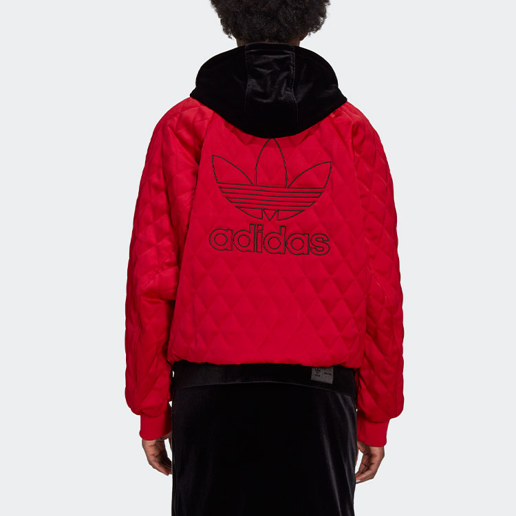 Женская куртка adidas originals × ANGEL CHEN двусторонняя (красная) — фото 8