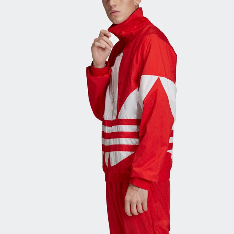Мужская куртка adidas originals Trefoil (красная) — фото 6