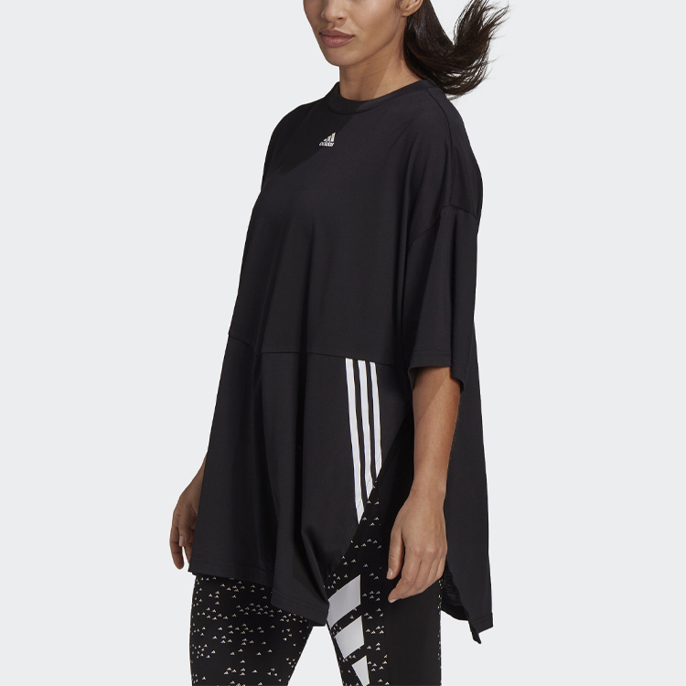 Женские футболки adidas (черный) — фото 3