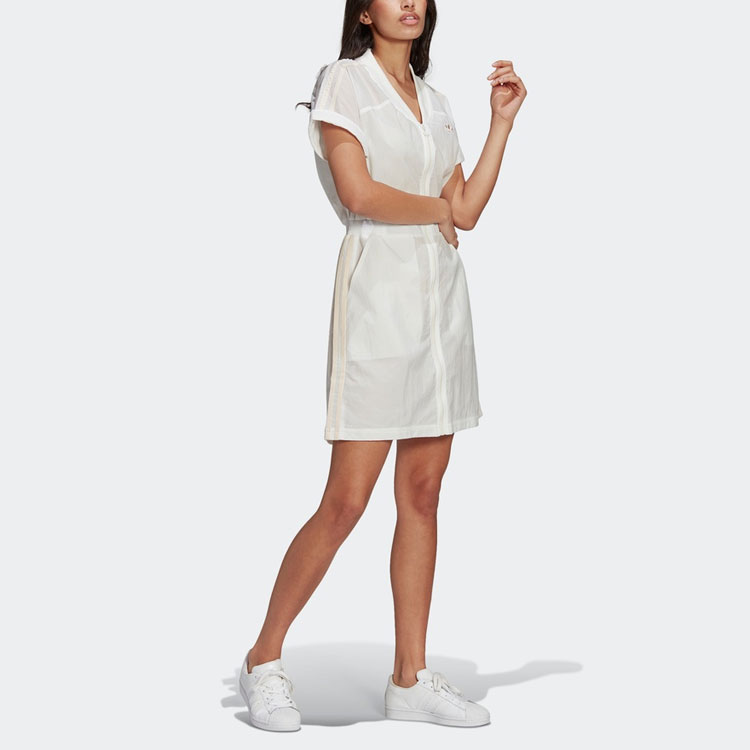Женское платье adidas originals Dress (белое) — фото 4