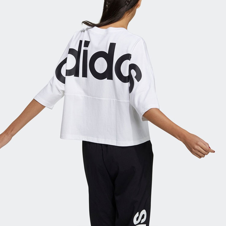 Женская футболка adidas neo (белая) — фото 3