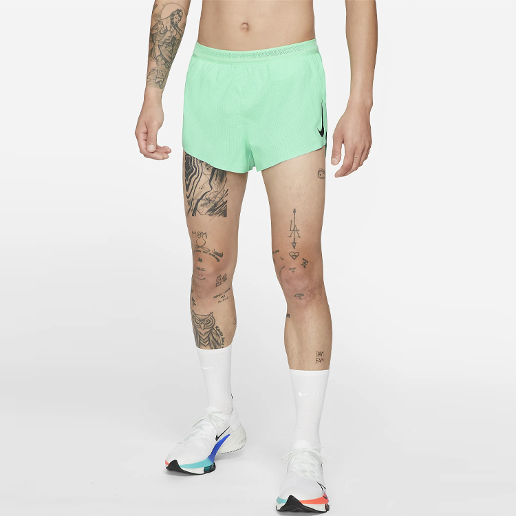 Мужские шорты Nike Aeroswift 2" (зеленые) — фото 3