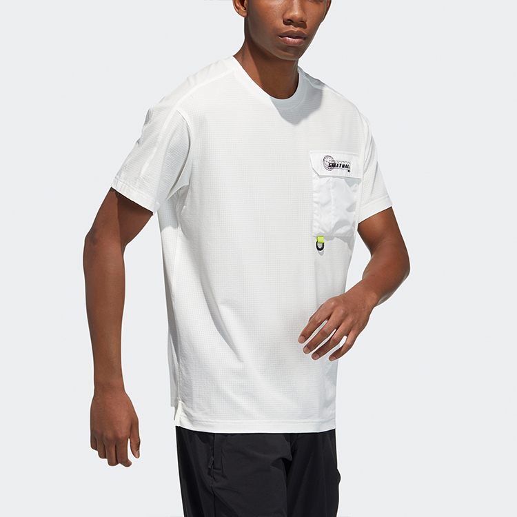 Футболка adidas Gw Ss Tee (белая) — фото 4
