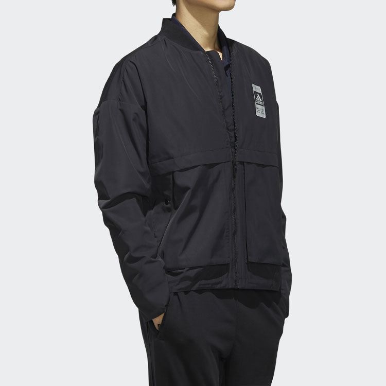Мужские куртка adidas U2 Jkt Bomb (черная) — фото 6