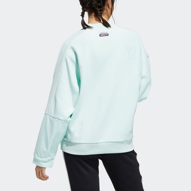 Женское худи adidas originals Crew Sweat (мятное) — фото 4
