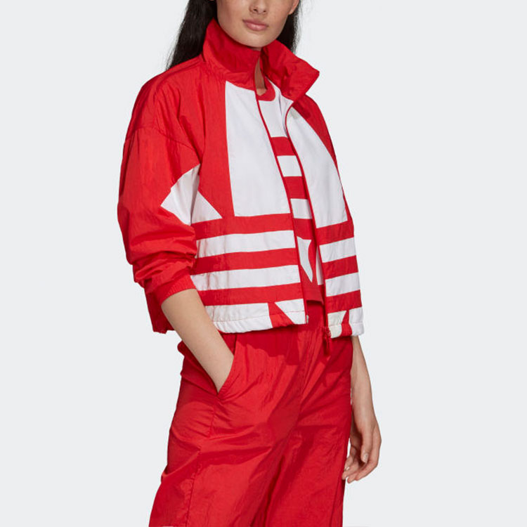 Женская куртка adidas originals (красная) — фото 4