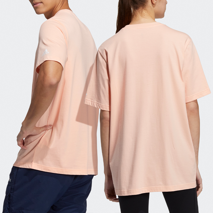 Футболка adidas T (кораллово-розовая) — фото 3