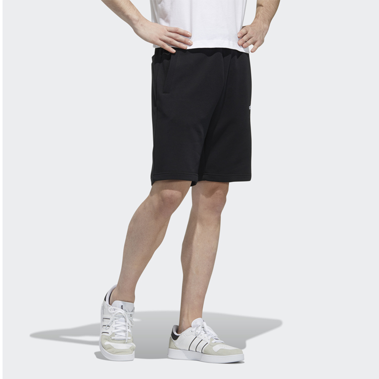 Мужские шорты adidas neo (черные) — фото 3