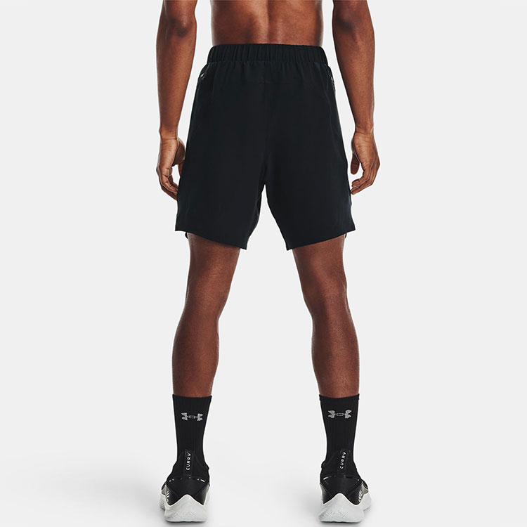 Мужские шорты Under Armour Curry Undrtd Utility (черные) — фото 4