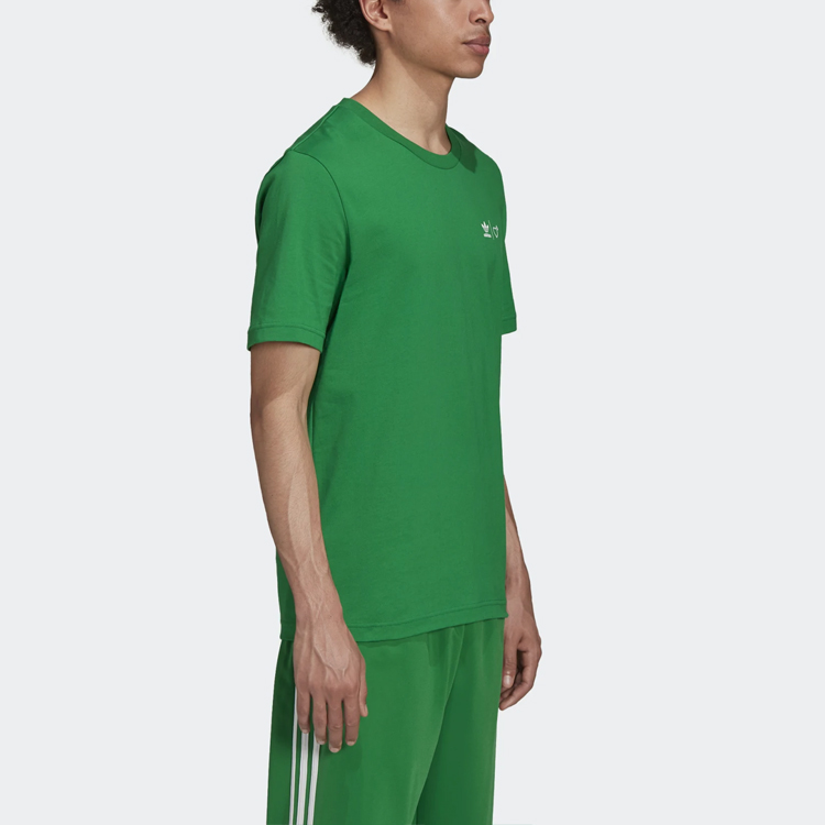 Мужская футболка adidas originals x HUMAN MADE (зеленая) — фото 4