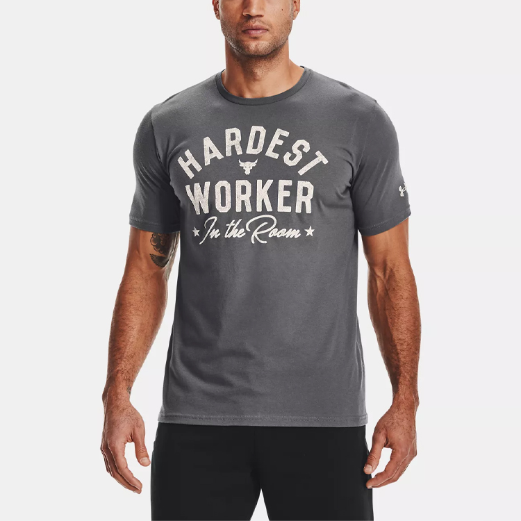 Мужская футболка Under Armour (серая) — фото 4