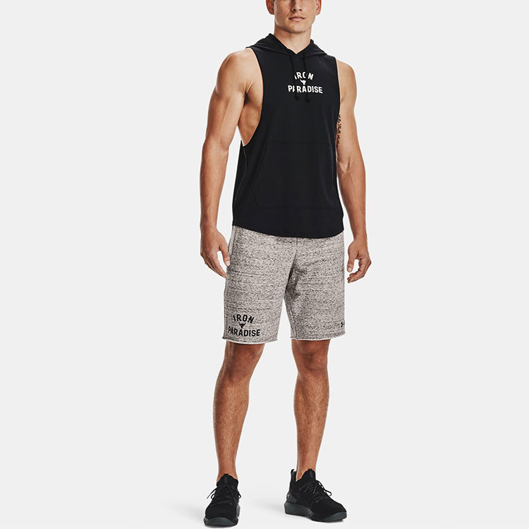 Мужская футболка-майка Under Armour Спортивная (черная) — фото 3