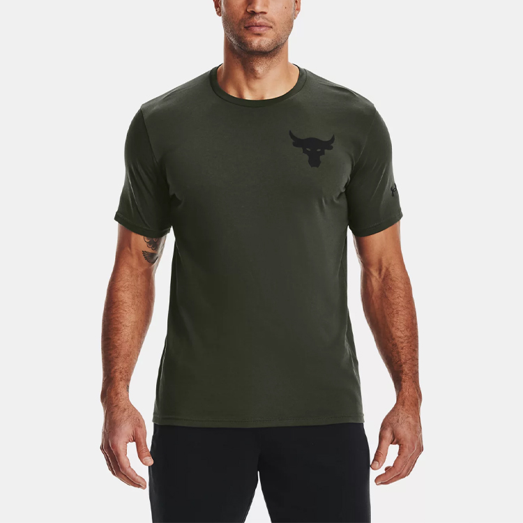 Мужская футболка Under Armour (зеленая) — фото 3