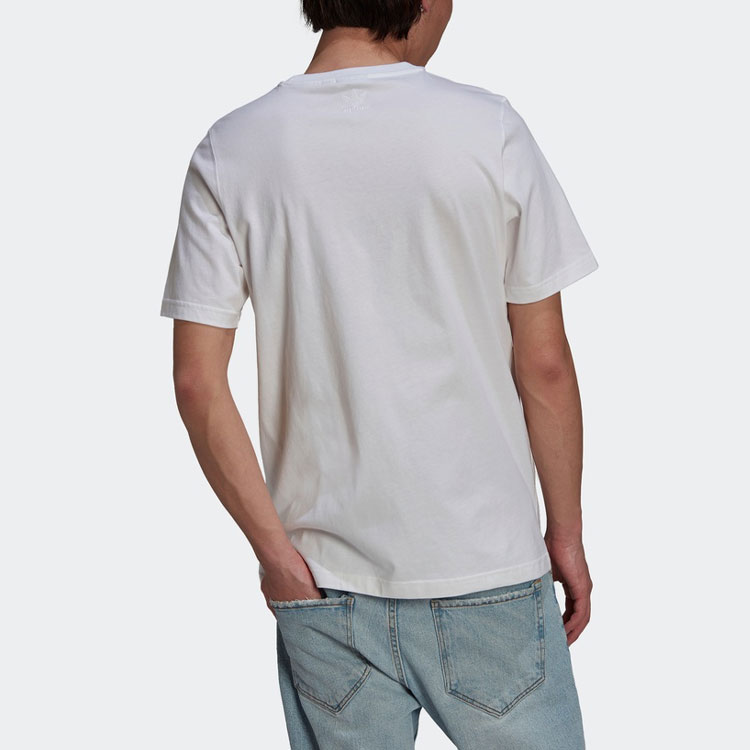 Мужская футболка adidas originals T (белый) — фото 3