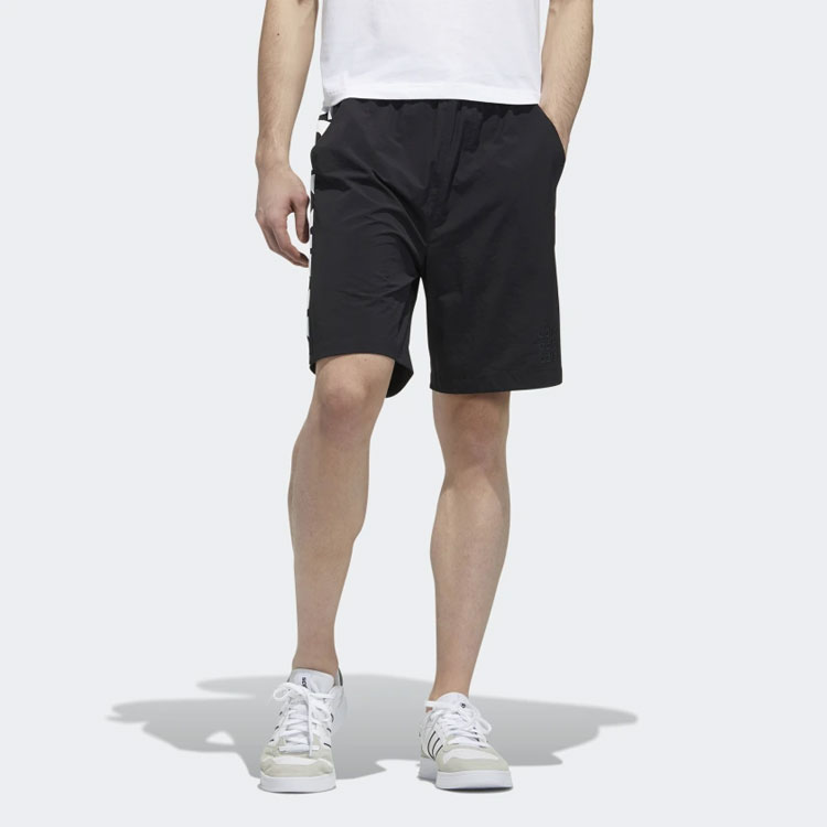 Мужские шорты adidas neo (черные) — фото 3