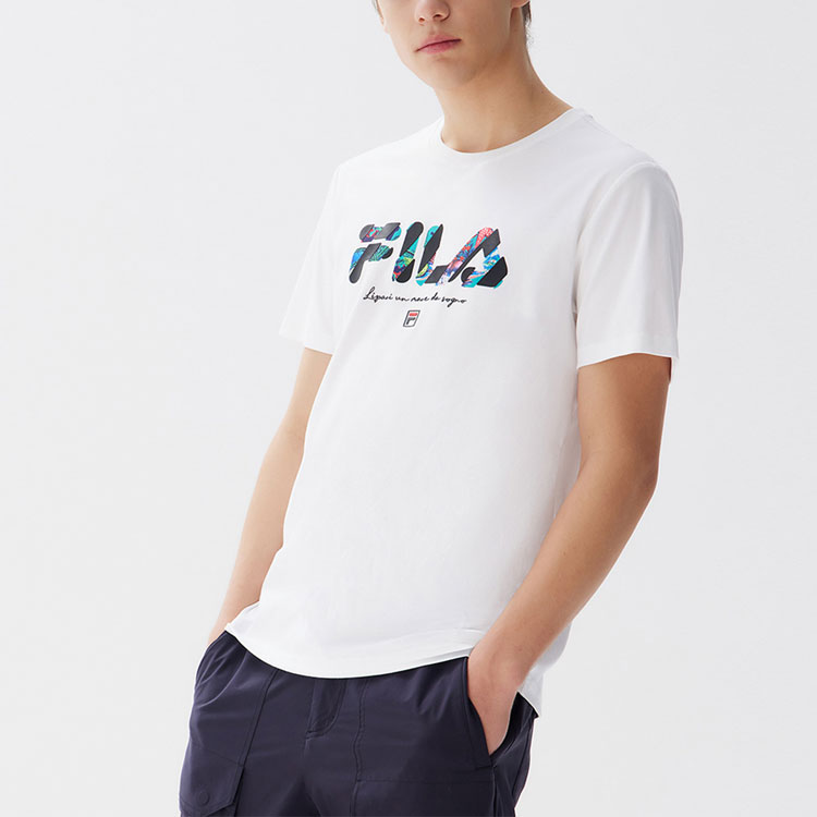 Футболка Fila (белая) — фото 5