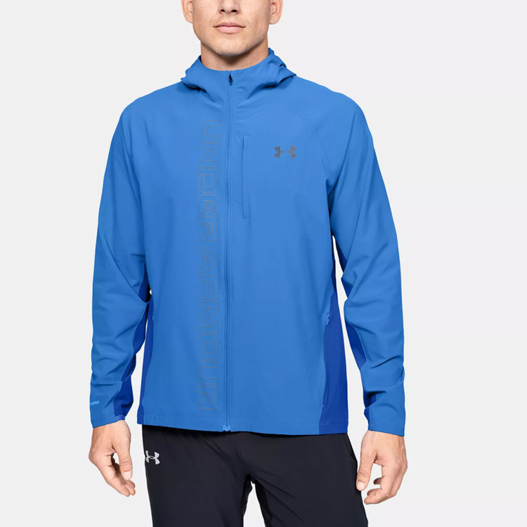 Мужская куртка Under Armour Qualifier (черная) — фото 4