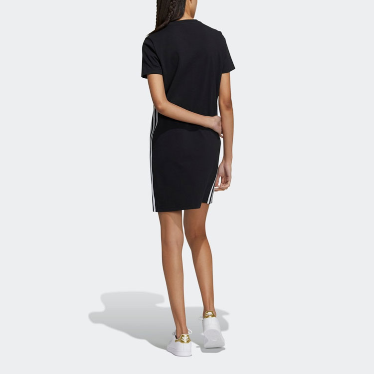 Женское платье adidas originals Adicolor Dress (черное) — фото 3