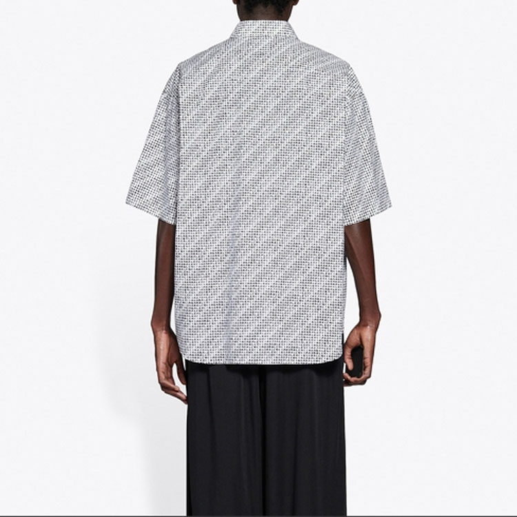 Мужская рубашка Balenciaga SS21 (серая) — фото 4