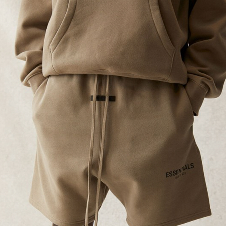 Шорты Fear of God Essentials Sweatshort (зеленые) — фото 6