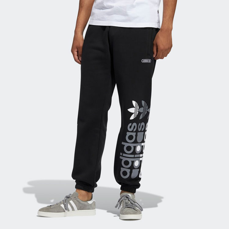 Adidas Originals Sports Pants Men’s Black Thickened