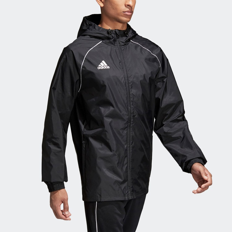 Мужская куртка adidas Core18 Rn Jkt (черная) — фото 6