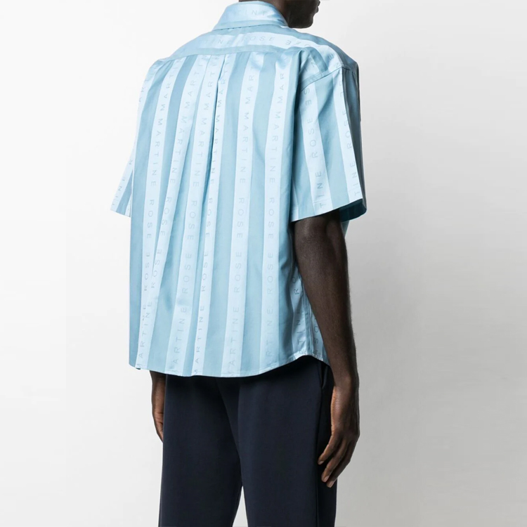 Рубашка Martine rose SS21 (синяя) — фото 3