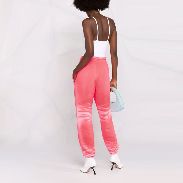 Alexander Wang garment-dyed lounge track trousers
