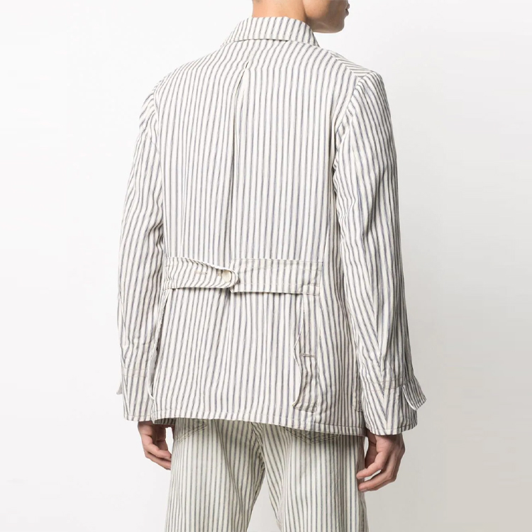 Мужская куртка Maison Margiela FW21 (белая) — фото 4