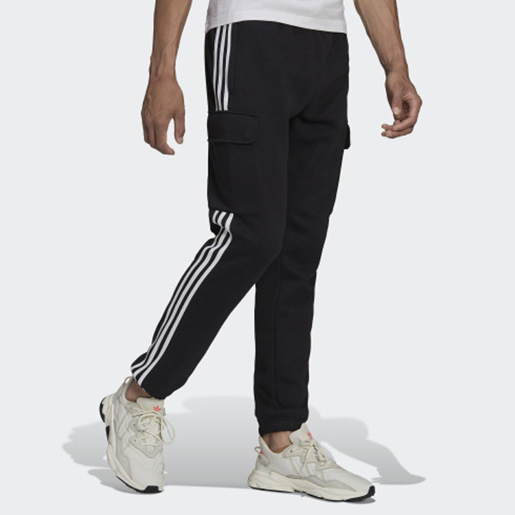 Adidas Originals 3 Stripes Knitted Sweatpants Men’s Black